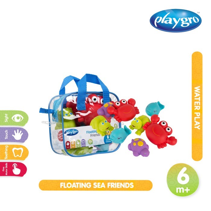 PLAYGRO Floating Sea Friends Fully Sealed