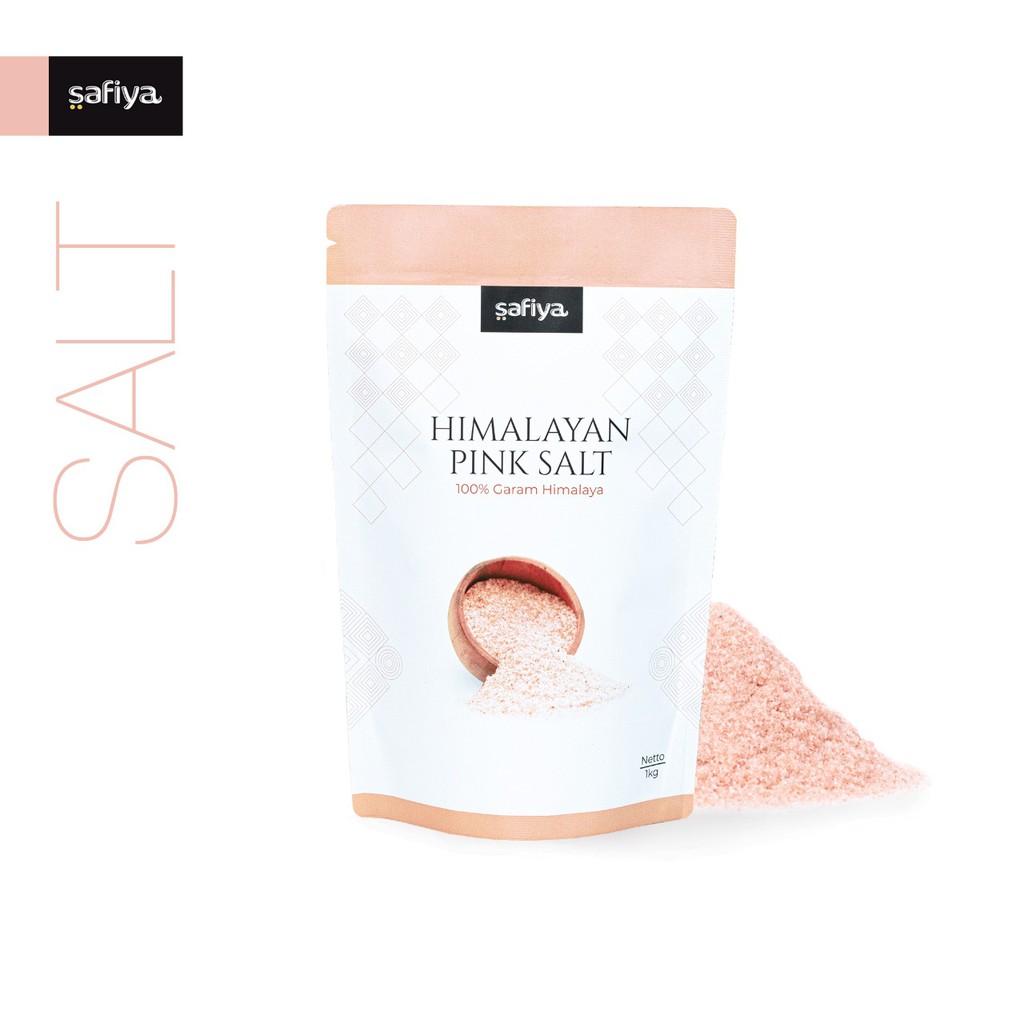 Garam Himalaya 1 Kg Pink Himalayan Salt Authentic Safiya Food