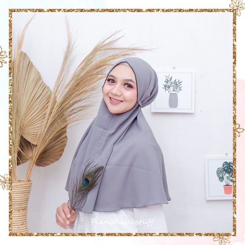 BERGO PICOT HIJAB CROCHET JILBAB DIAMOND KERUDUNG INSTAN-2