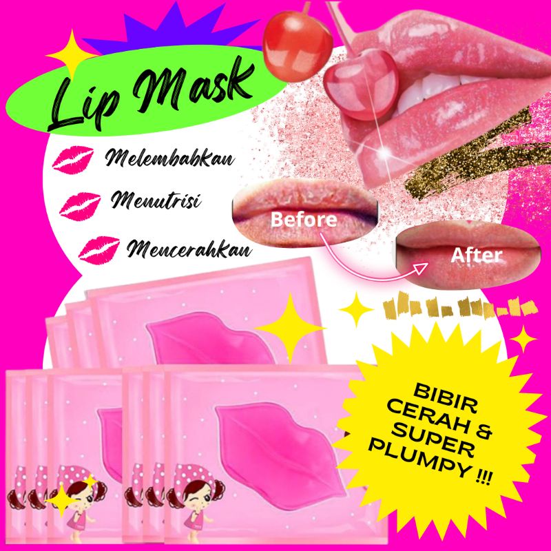 Lips Mask Collagen Masker untuk Bibir Hitam