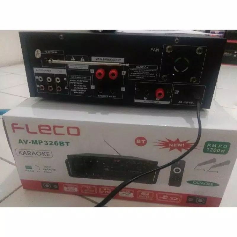 ORIGINAL Amplifier Fleco AV-MP326BT // Amplifier Bluetooth // Power Amplifier // Ampli AV MP