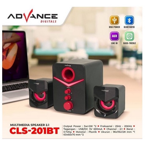 ITSTORE Speaker  Advance CLS 201 / CLS 201 komputer laptop Hp CLS-201