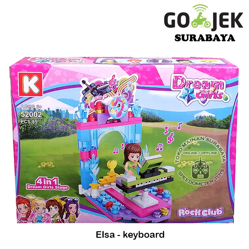 Blocks Murah (lego) Dream Girls Rock Club | Mainan Edukasi Anak Cewek Perempuan