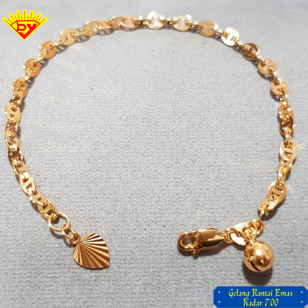 Gelang Rantai Emas Kadar Emas 750