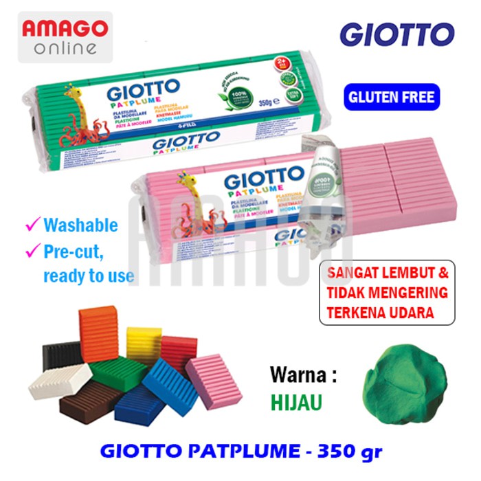 GIOTTO PATPLUME 350 grams - GREEN - 510104