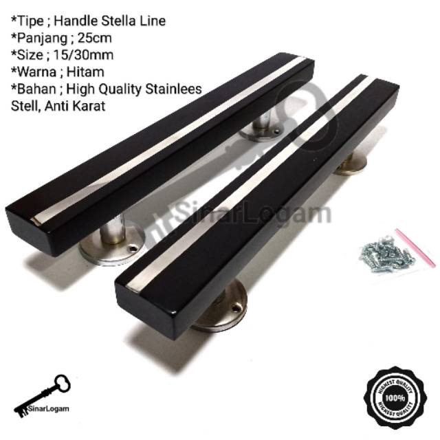 Gagang pintu rumah / panjang 25cm / Handle pegangan pintu rumah tarikan pintu minimalis.