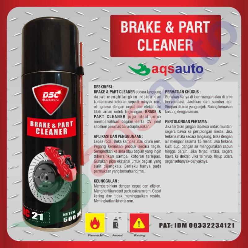 BRAKE & PART CLEANER - 500ML