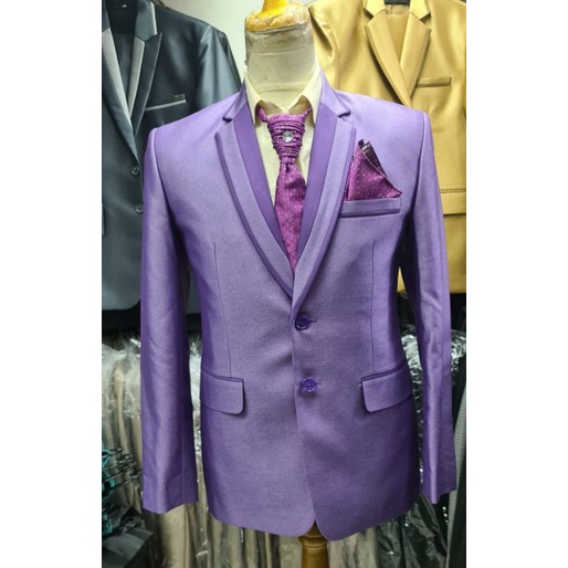 setelan jas pengantin jas nikah jas wedding jas pesta jas akad jas pria formal jas ungu lilac