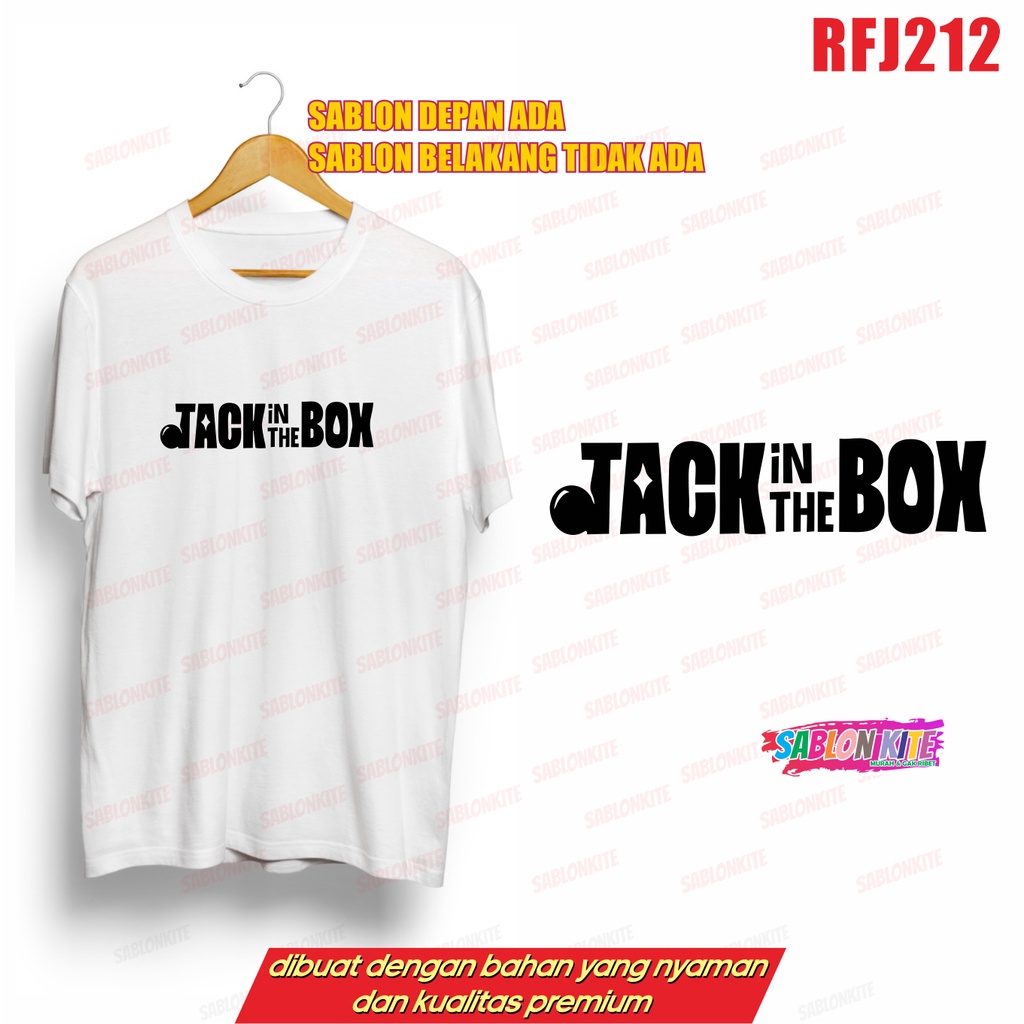 MURAH!!! KAOS JHOPE RFJ212 JACK IN THE BOX TULISAN JIMIN JUNGKOOK TAEHYUNG