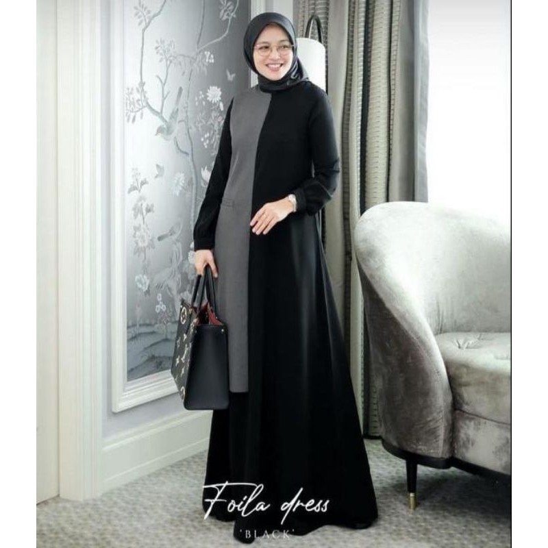 Foila Dress shararea x olla Ramlan