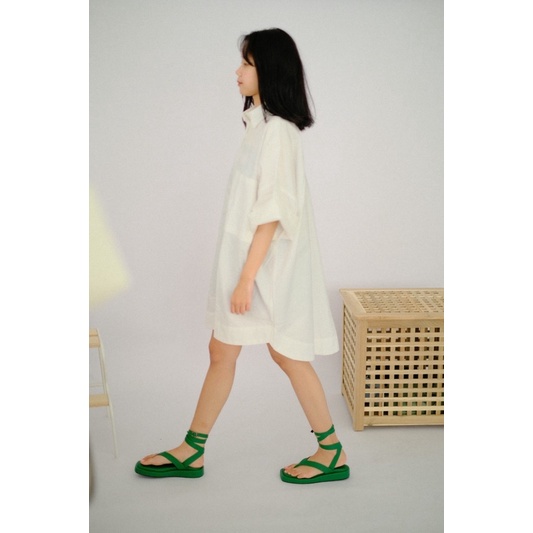 EASTMOUNTSIDE Isabell sandals in Green - Sandal Tali Wanita