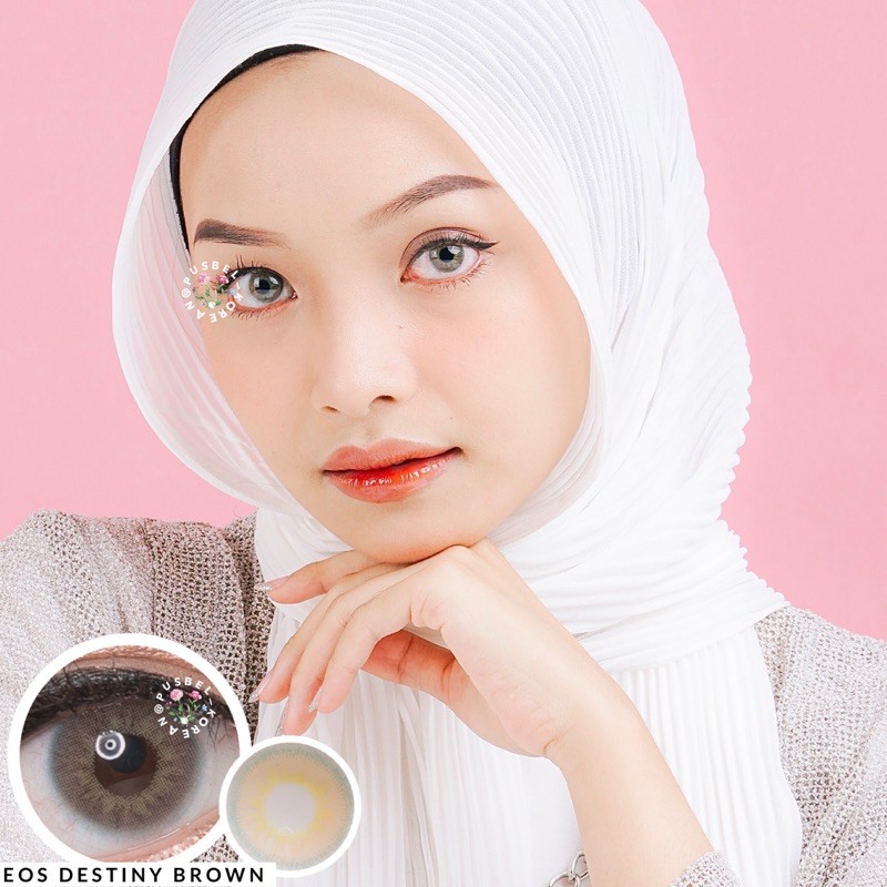 softlens eos series BTS destiny brown &amp; light blue original korea