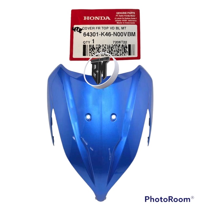 COVER LAMPU DEPAN BIRU VARIO 110 FI ORI HONDA 64301 K46 N00VBM