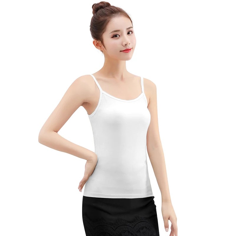 Tanktop Singlet Tali kecil Wanita Gaya Korea - XSHOP Reza