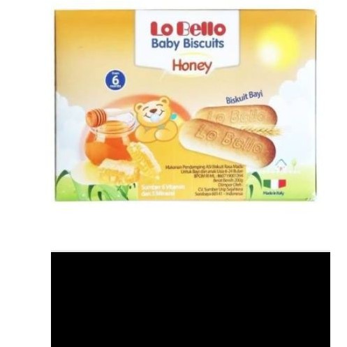 

Biscuit baby lo bello honey 200gr