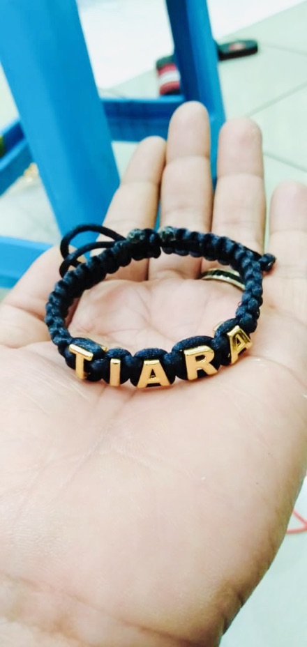 Gelang nama // gelang huruf // gelang rajut // gelang inisial // gelang alphabet // gelang abjad