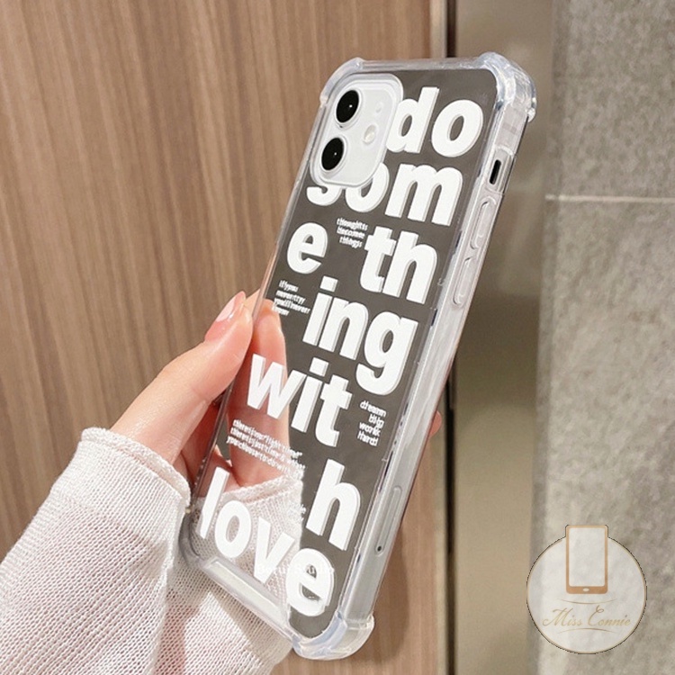 Casing iPhone 7Plus 8Plus XR 11 Pro MAX 12 13 Pro MAX 7 8 Plus X XS MAX SE 2020 Motif Alfabet