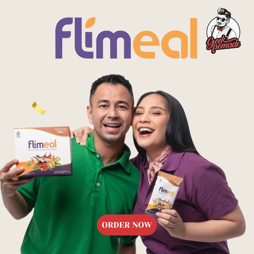 

FLIMEAL (MEAL REPLACEMENT) SEREAL PENGANTI MAKAN 1 BOX ( ISI 12 SACHET )