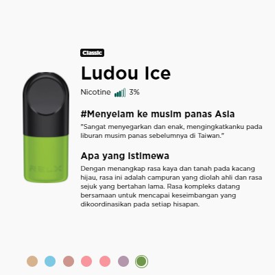 RELX Infinity Pod Pro - Ludou Ice / Kacang Ijo