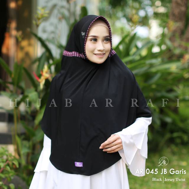 Hijab arrafi AR 045 Jumbo Garis New