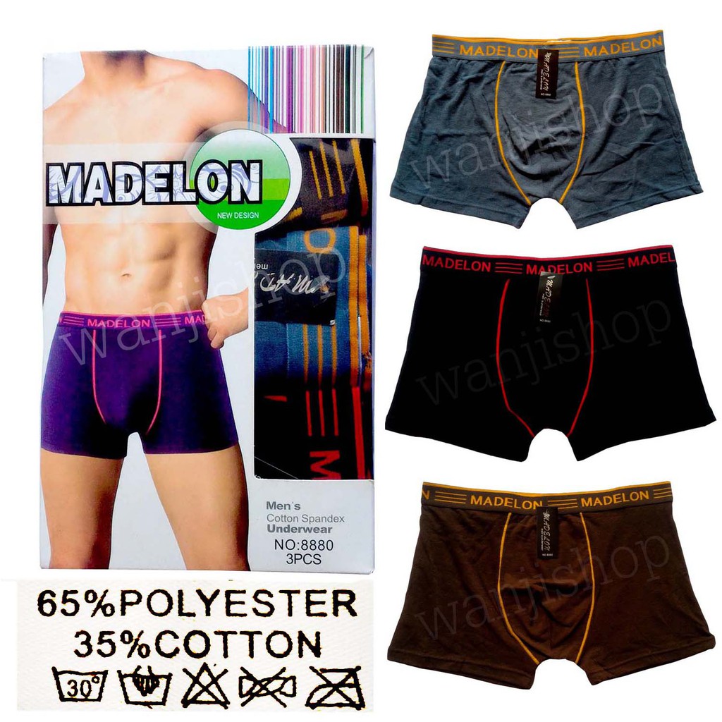 boxer pria madelon | celana dalam pria | celana santai