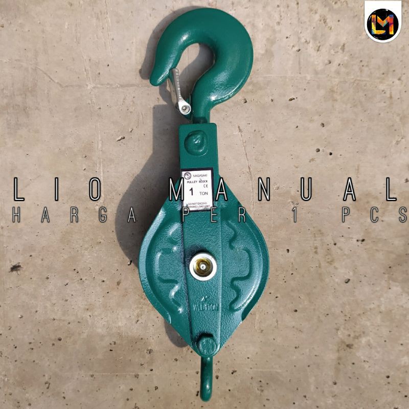 Nagasaki Snatch Block 4 inch 1 Ton katrol kerekan type singel