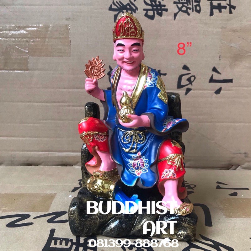 patung dewa cikung chikung qigong dewa pemabuk 8 inch