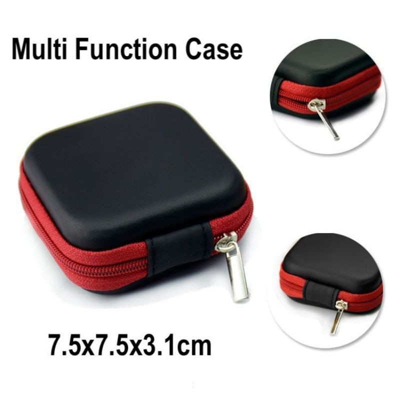 Case Bag/ Pouch Kotak penyimpanan Headset/Kabel data/Charger/ Simple dan praktis