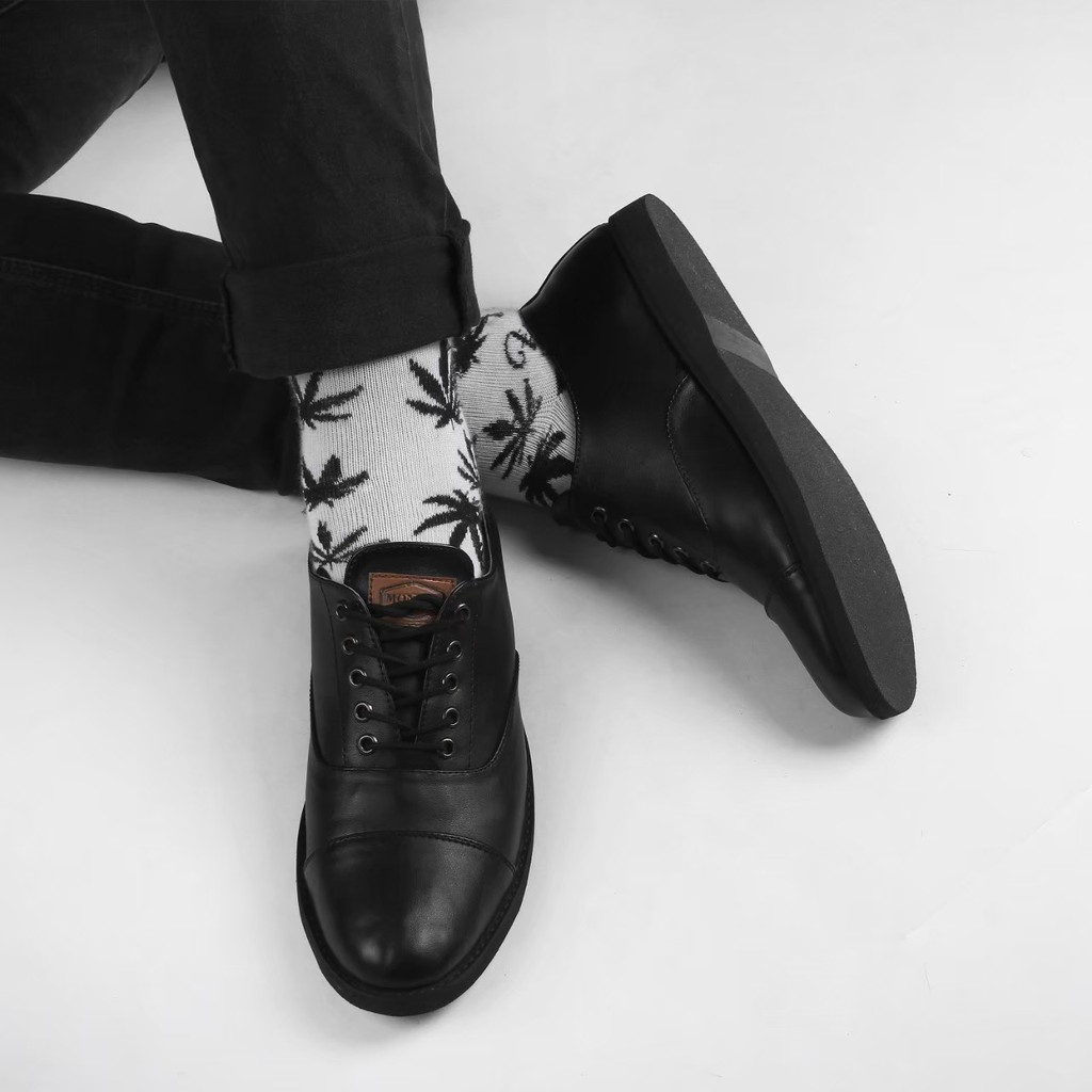 Monday Oxford Full Black Sepatu Pantofel Pria-8