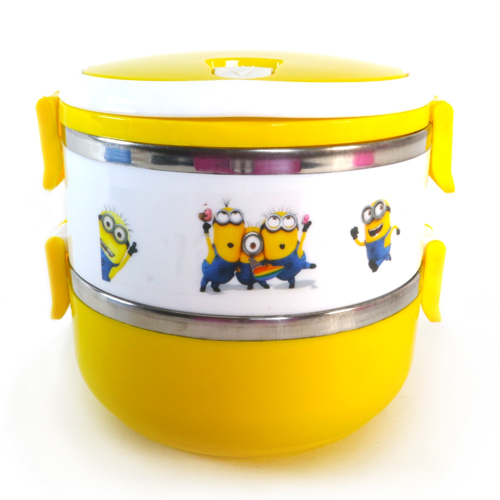 Lunch Box Rantang Susun 2 Stainless Steel - Karakter