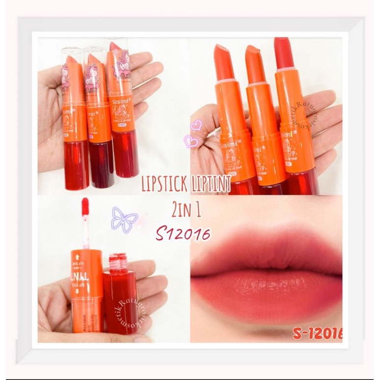 [PER 6 PCS] LIPSTIK + LIPTINT SASIMI UNICORNS ARE REAL NO.S12016