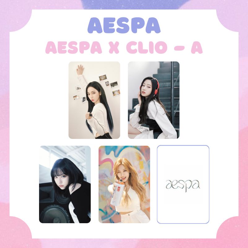 [AESPA] PHOTOCARD AESPA X CLIO ‼️ BACA DESKRIPSI ‼️