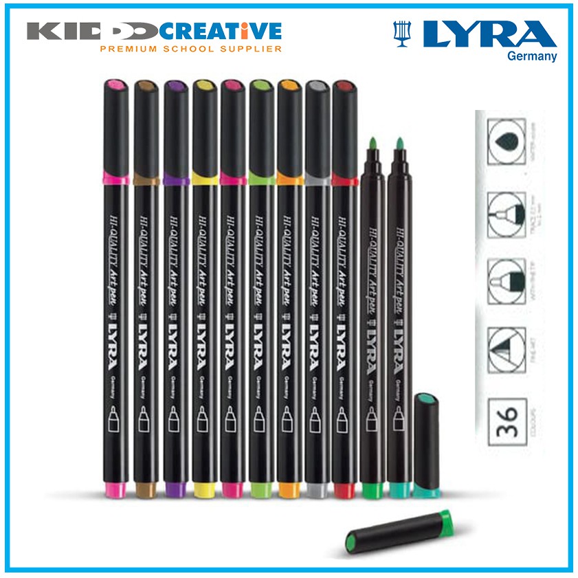 

LYRA INDIVIDUAL ART PEN COLOURS