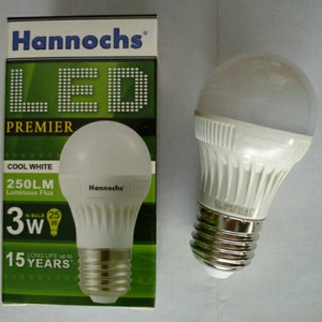 Hannochs Lampu LED 3watt setara 25watt