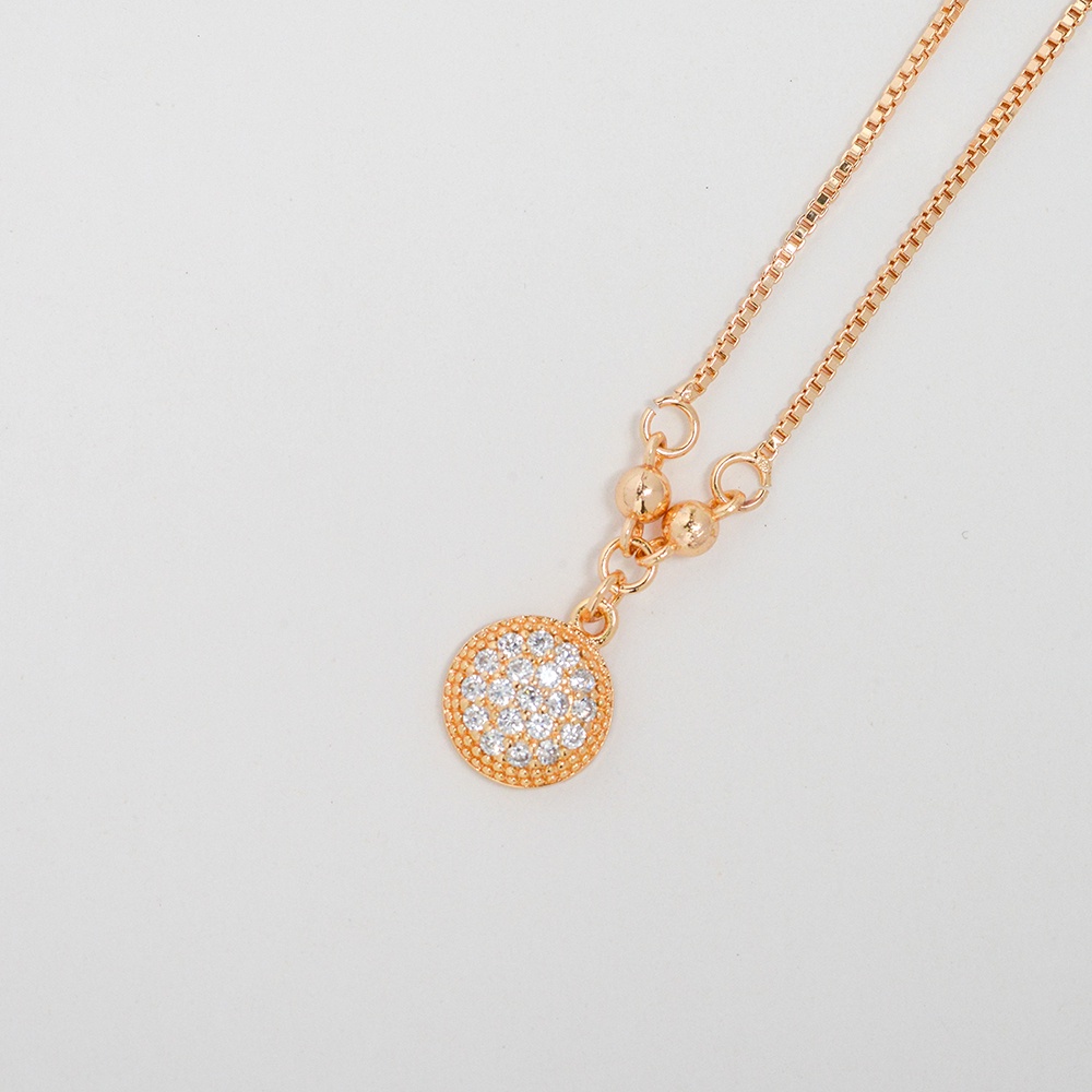 kalung titanium wanita rantai  korea murah kalung huruf anti karat D009