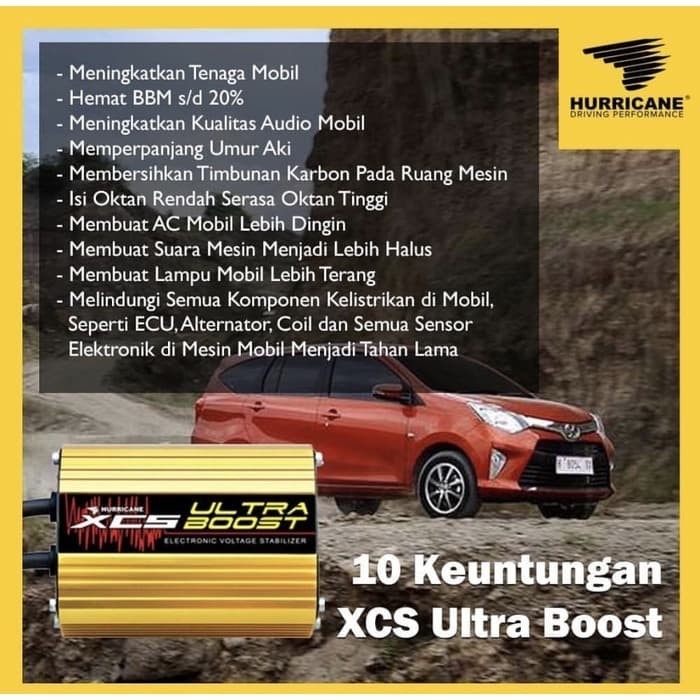 Hurricane XCS Ultra Boost  Mobil Garansi Resmi 5 Tahun Free Demo + Bonus