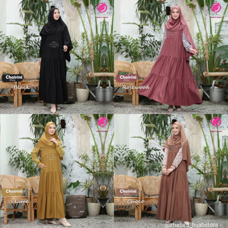 CHAIRINI DRESS BY FANIA HIJAB (BRAND ORIGINAL)