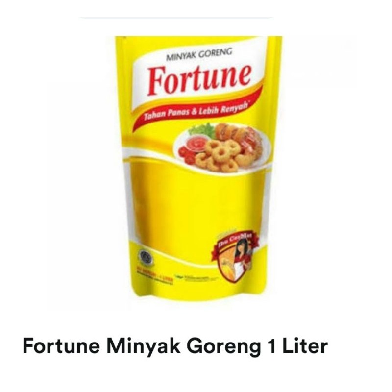 

fortune minyak goreng 1 liter