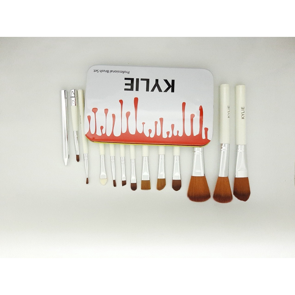 KYLIE Brush Kit 12 in 1/ Make Up Brush KYLIE Set 12 in 1 ~ KUAS WAJAH