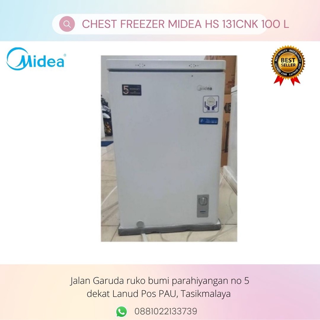 CHEST FREEZER MIDEA HS 131CNK 100 Liter