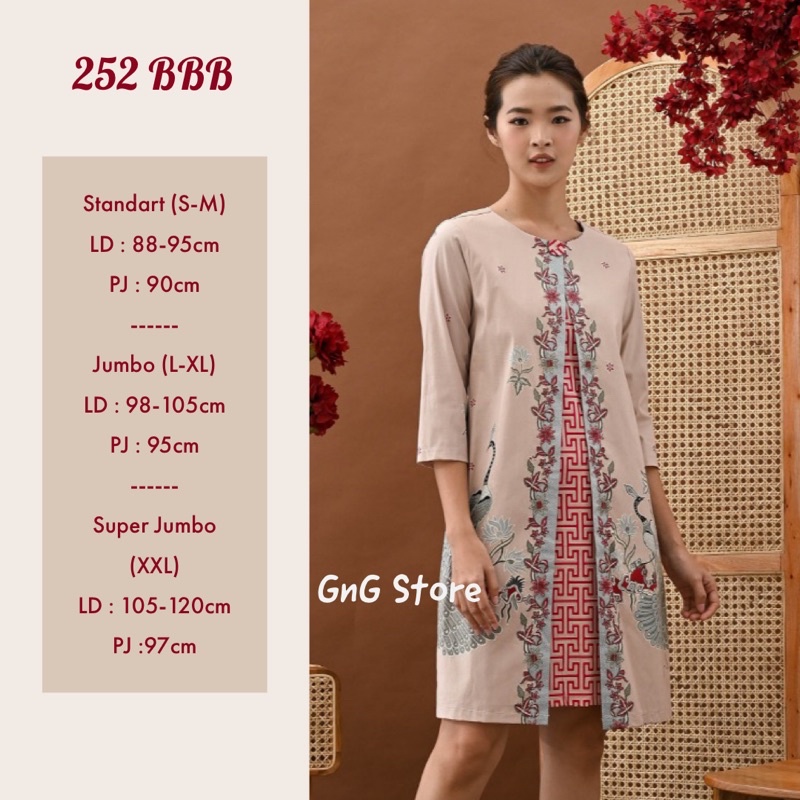 Couple Batik BBB /Seragam Batik Modern /Imlek Collection-252 BBB