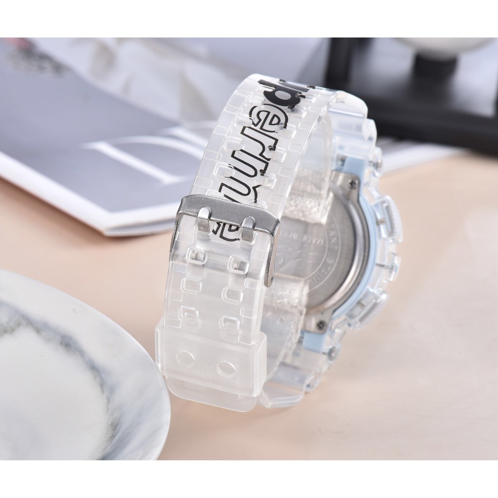 Mushi CSO Transparent Watch with Case Silicone Rubber Accessories Replacement Supreme