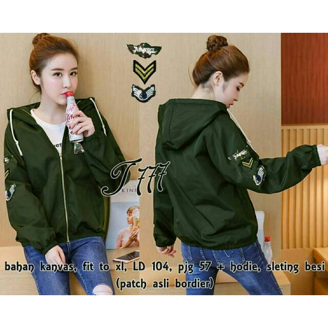 JAKET CANVAS ARMY