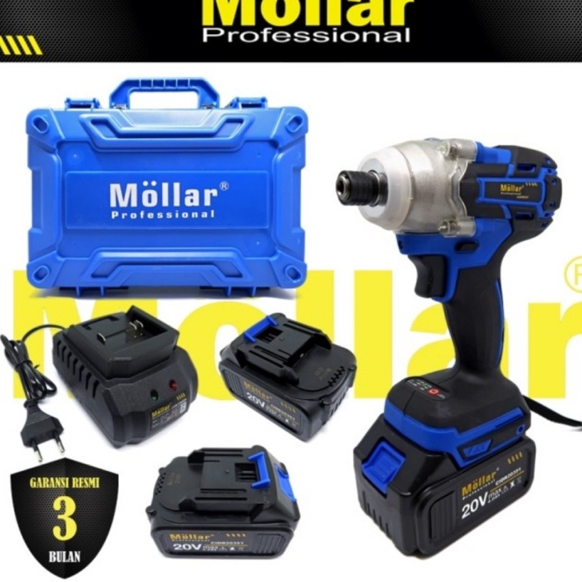 BOR IMPACT BRUSHLESS CORDLESS IMPACT SCREW DRIVER 20V 4AH