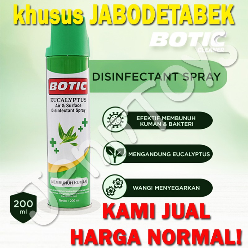 [JABODETABEK] JennToys - Disinfectan Spray Eucalyptus Semprotan disinfektan antivirus aerosol BOTIC