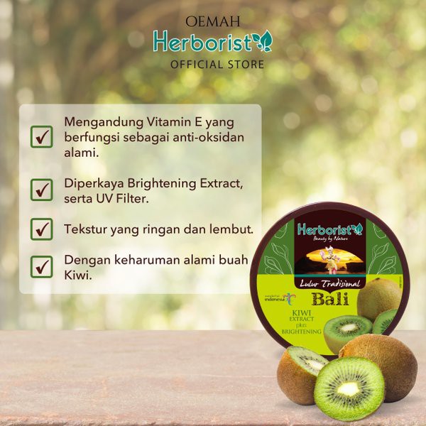 Herborist Lulur Bali Tradisional 100gr / 200gr | Herboris Lulur Bali-Lulur - KIWI