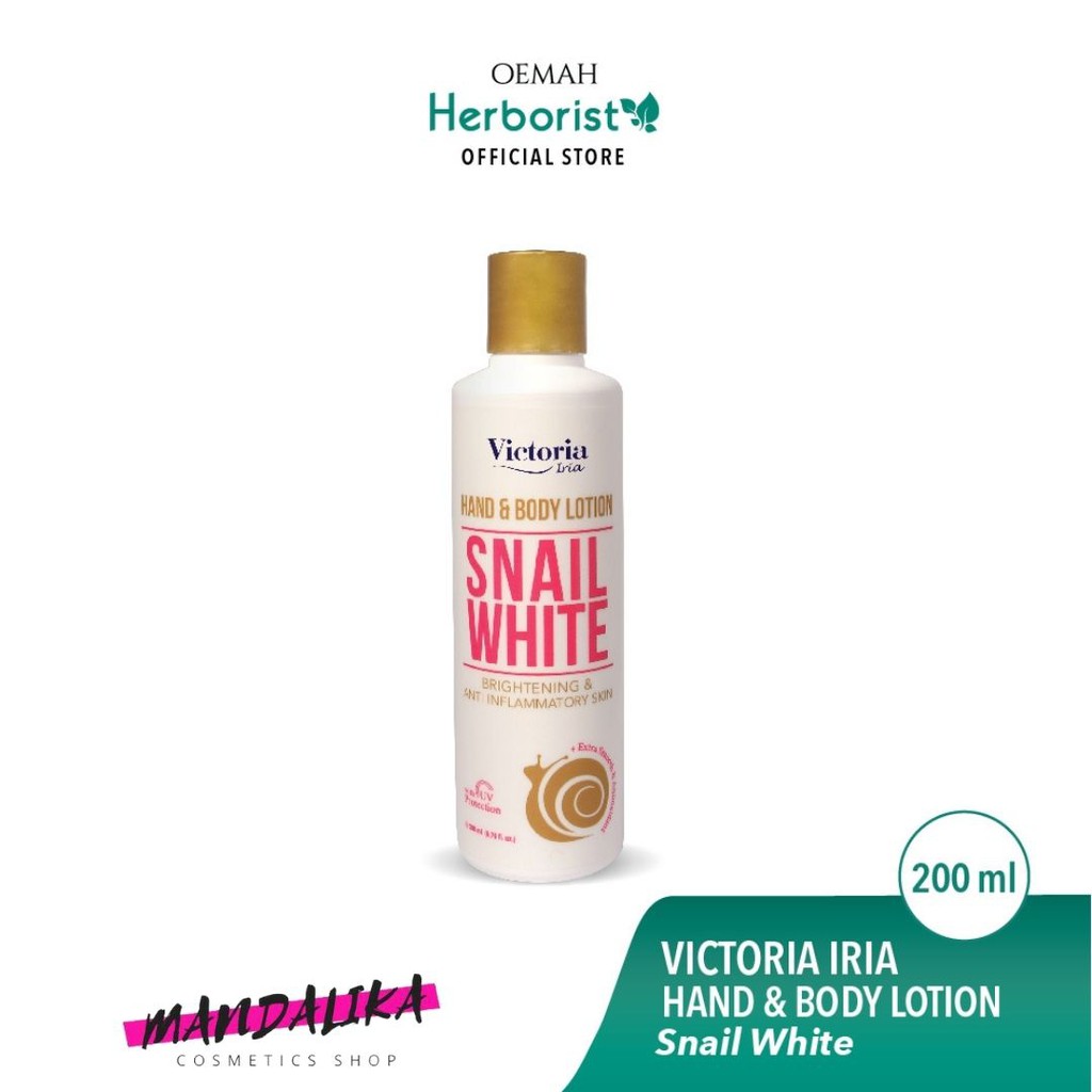 Iria Snail White Hand & Body Lotion 200ml