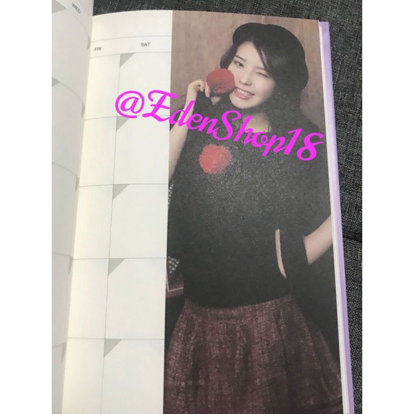 IU 2012 Season Greeting Diary - book notes, official dan original, langka