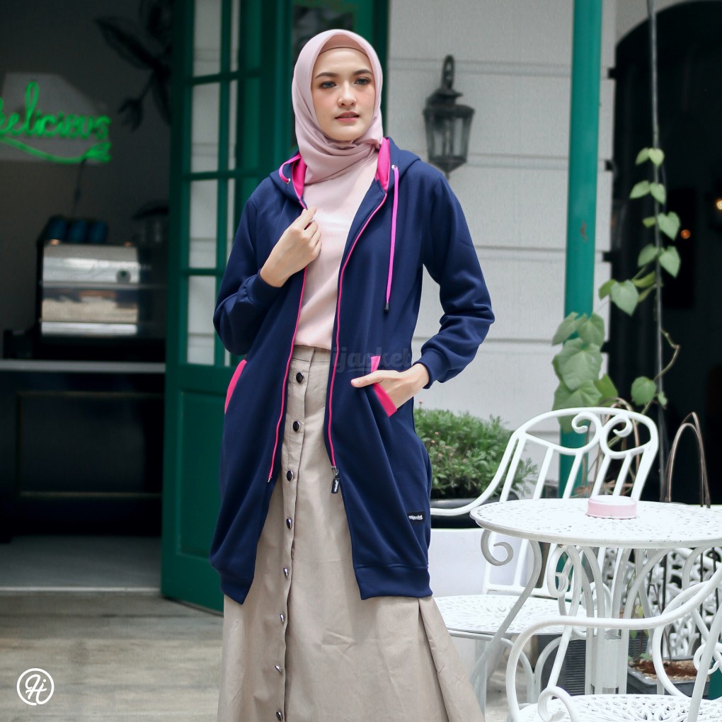 ⭐️GRATIS ONGKIR⭐️ HIJACKET BASIC Jaket Wanita Muslimah-6