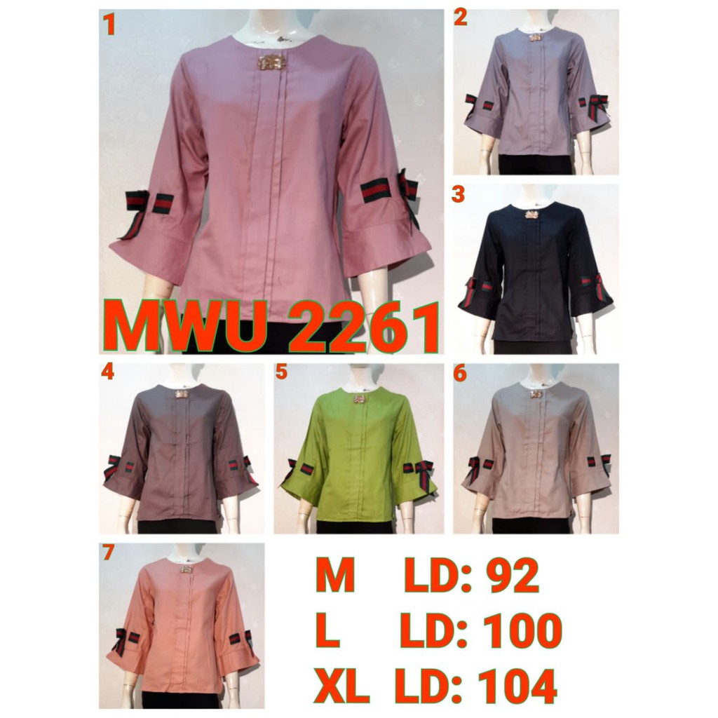[MWU 2261] Blus/Blouse/Baju/Dress Murah